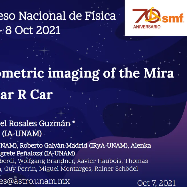 H & K-band interferometric imaging of the Mira star R Car